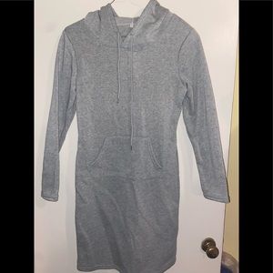 Gray Hoodie dress